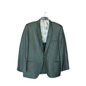 Men's Vintage 1960's The Gay Blade Forest Green Single Button Blazer 40R